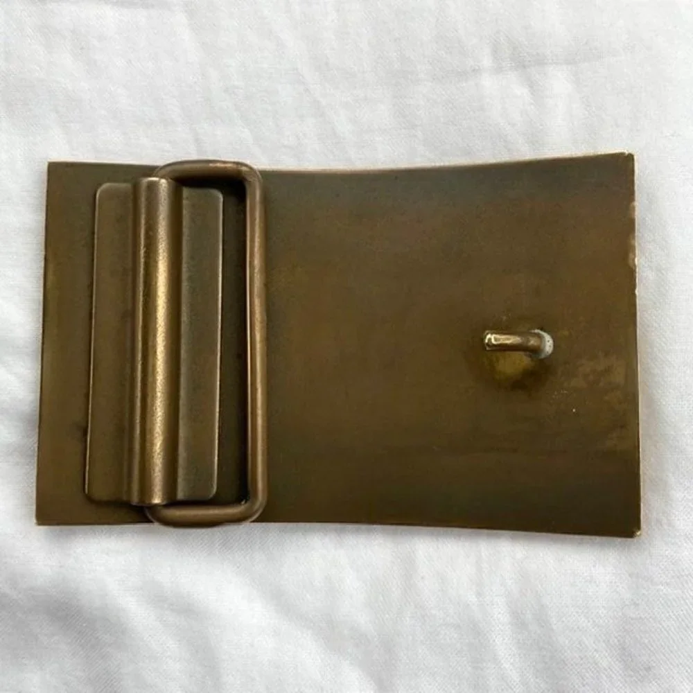 VTG Nabisco Brass Belt Buckle Billionaire 1977